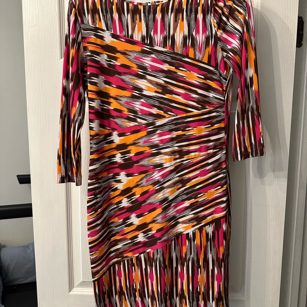 EUC - Michael Kors Multicolor Patterned Women's Dress